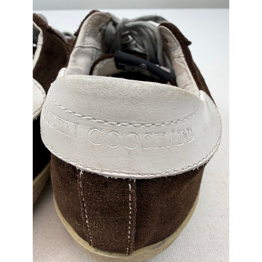 Golden Goose Deluxe Brand Superstar Brown Suede Silver Star Sneakers EU 38 US 8 - Picture 12 of 14